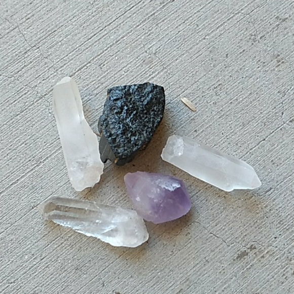 - triple moon goddess necklace & crystal gift surprise - Picture 3 of 6